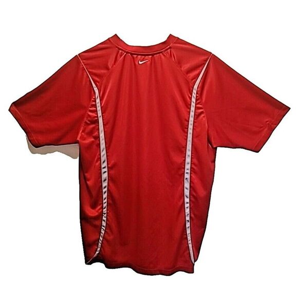 Vintage Nike Mens XL Travis Scott Mini Swoosh Spell Out Block Letter T-Shirt Red - Picture 11 of 11